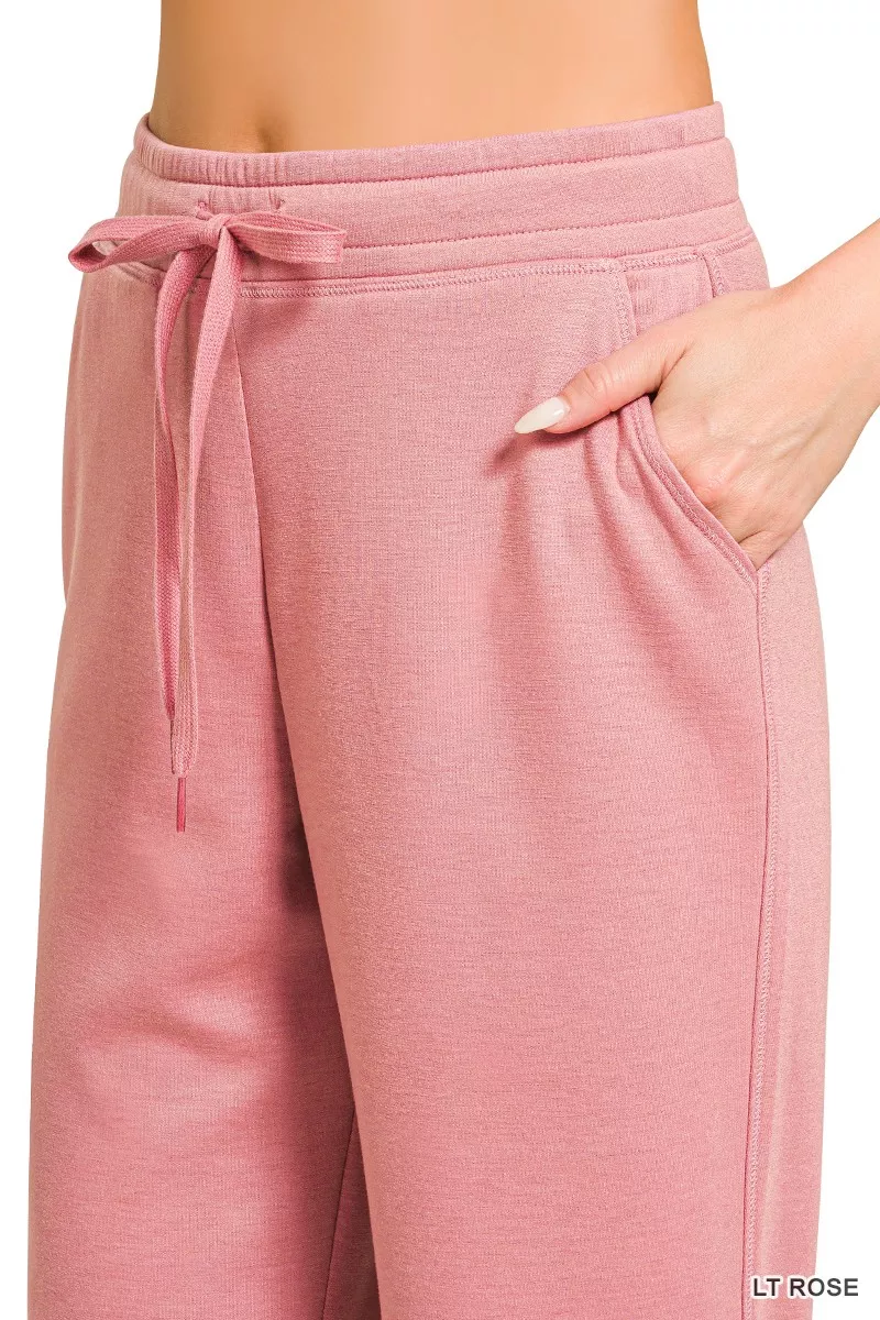 Zenana Scuba Joggingbroek met trekkoord en zakken