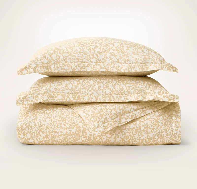 Signature Hemmed Duvet Set - Honey Garden