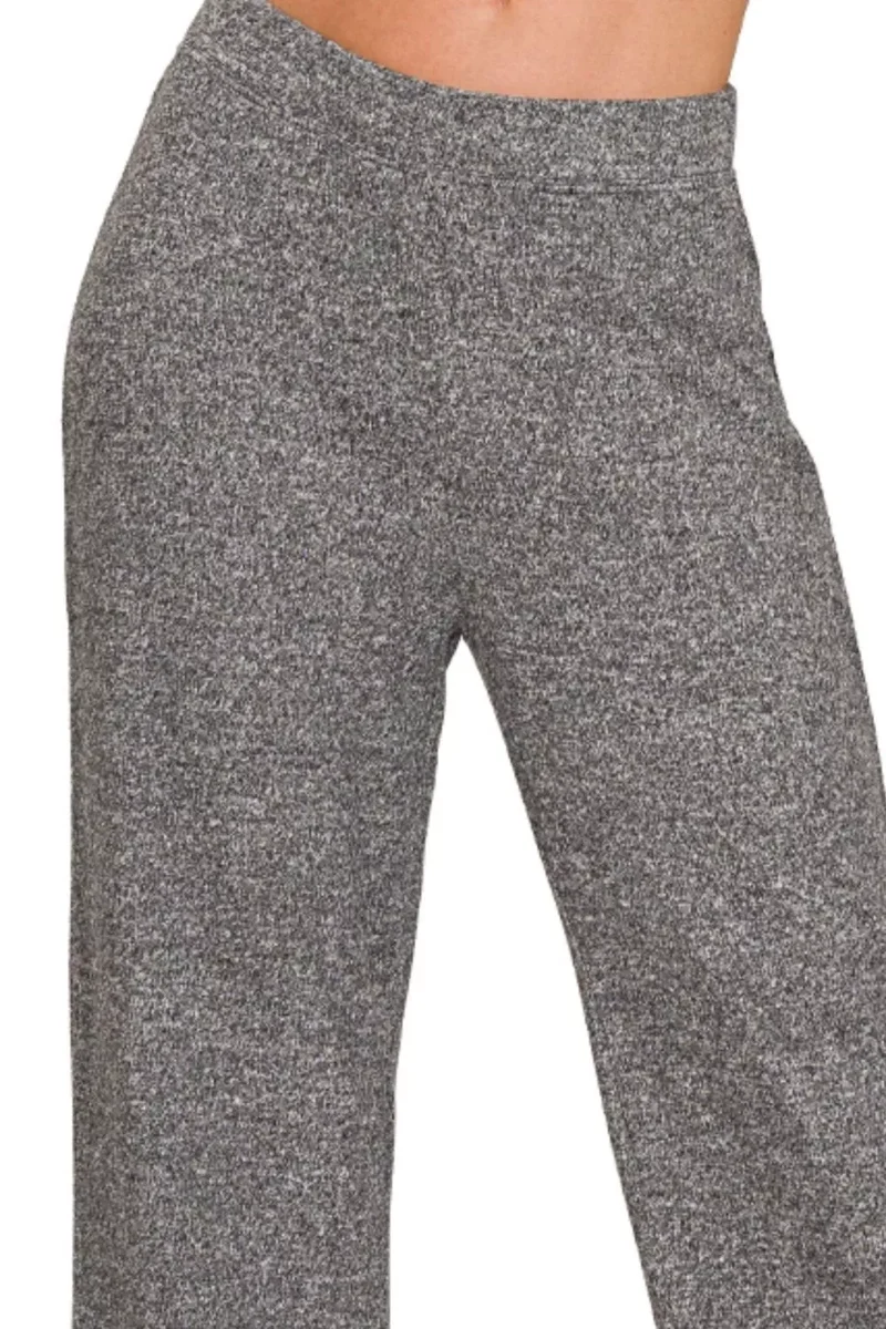 Zenana Zachte Flared Broek met Elastische Taille