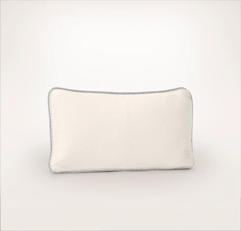 Threadmark Pillow Cover (Petite Lumbar) - Soft White/Melange Shore
