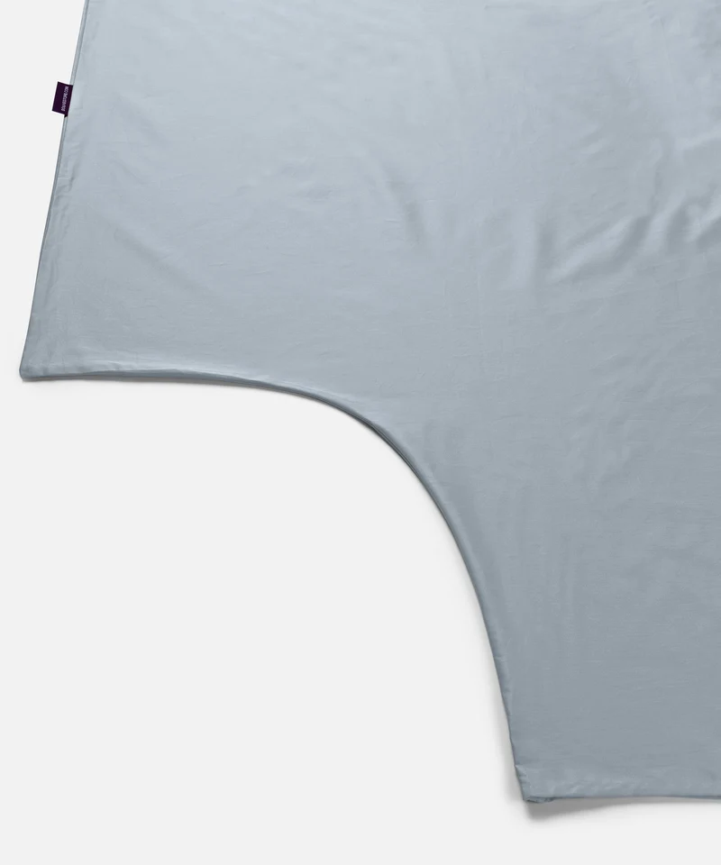 Bettbezug Ägyptische Baumwolle Satin 400TC | Misty Blue | Outlet