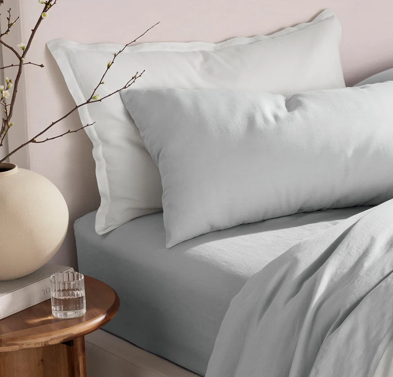 Linen Pillowcase Set - Shore