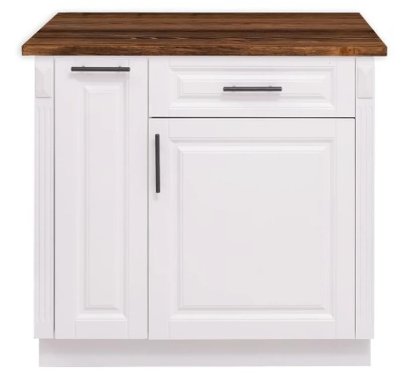 Casa Padrino Küchenschrank im Landhausstil mit 1 Tür und 1 Schublade, 94 x 60 x 89 cm