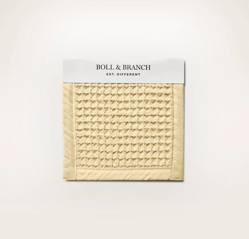 Waffle Fabric Swatch - Buttercup