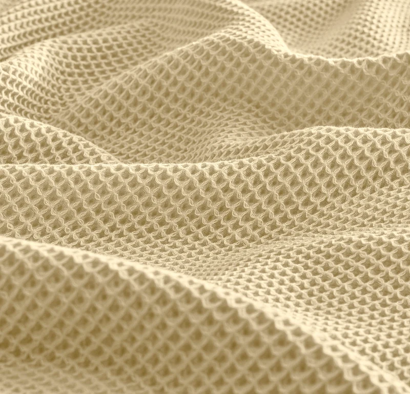 Waffle Fabric Swatch - Buttercup