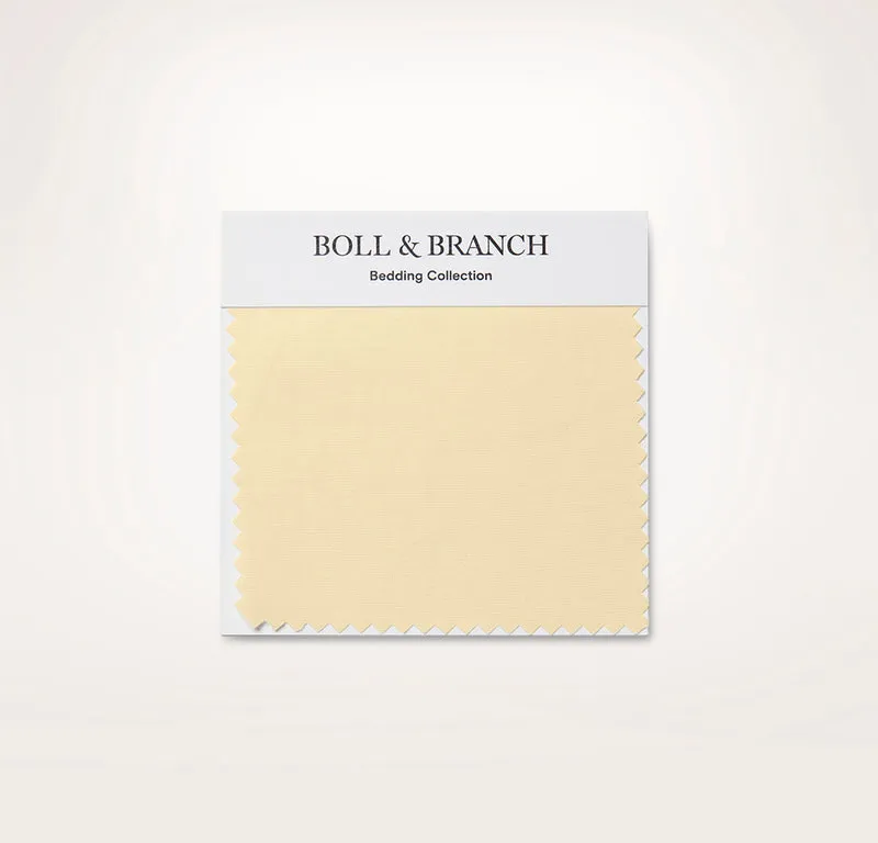 Signature Hemmed Fabric Swatch - Buttercup