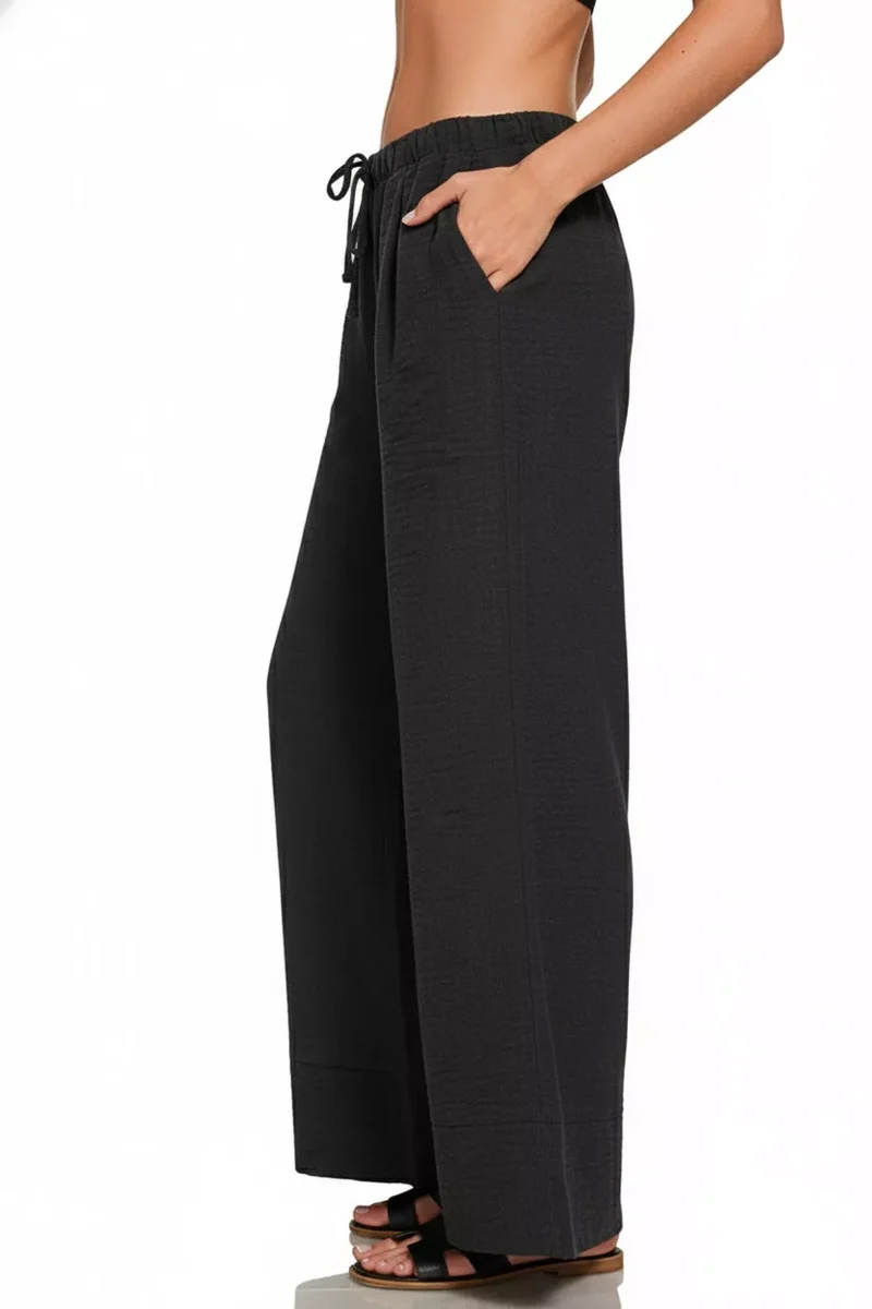 Zenana geweven Airflow broek met trekkoord
