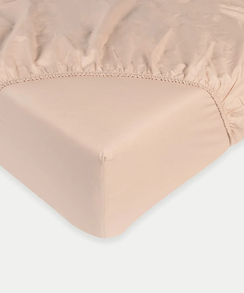 Kinder Spannbettlaken Ägyptische Baumwolle Perkal 400TC Blush Pink - Petit Hôtel