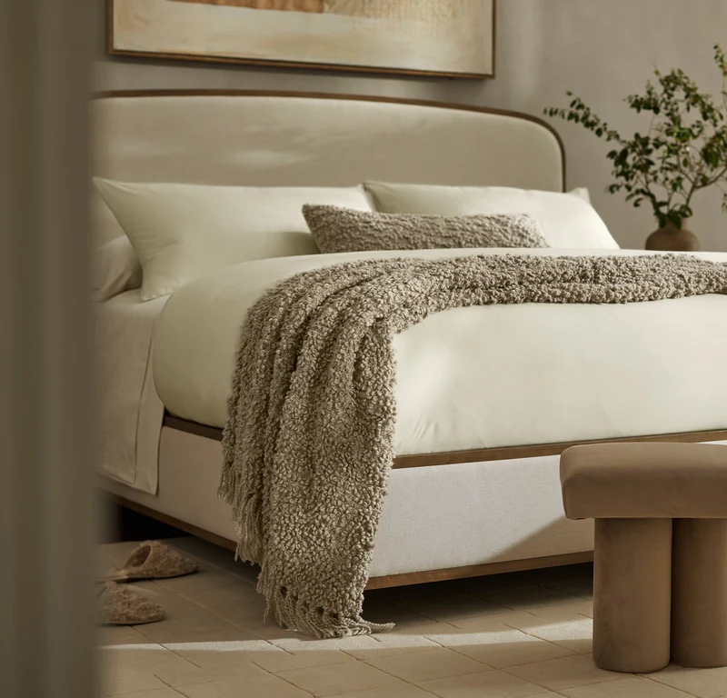 The Cozy Bouclé Collection - Heathered Oak
