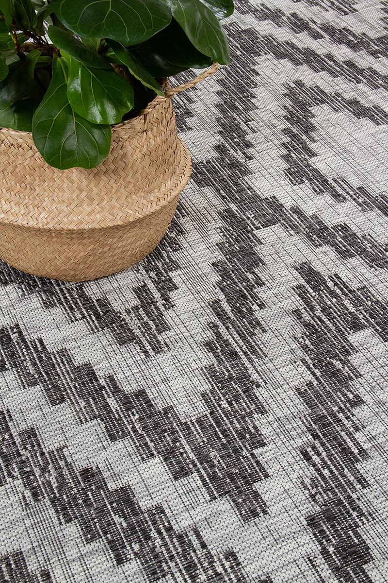 Tappeto Outdoor Flatweave Grigio