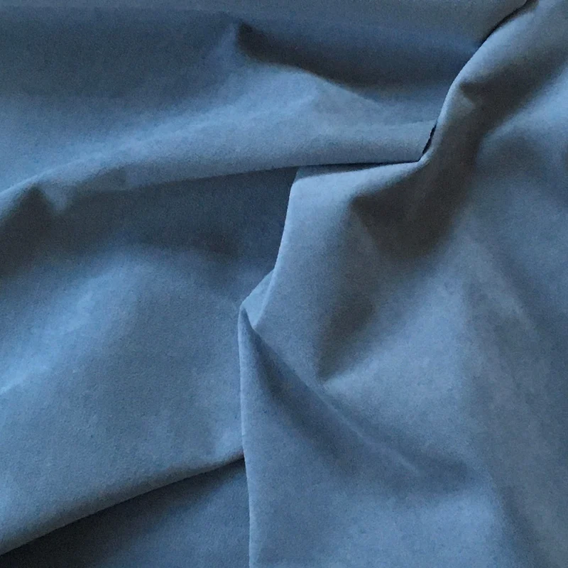 Recycelt Samt - jeansblau