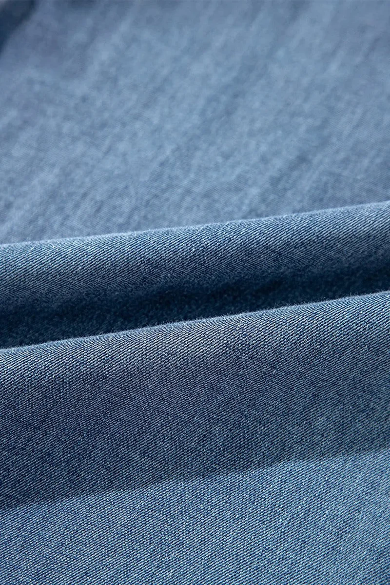 Jeans met hoge taille en wijde pijpen, inclusief zakken – 95% katoen voor ultiem comfort