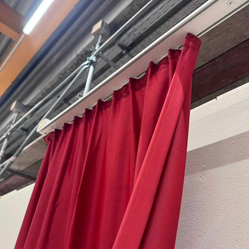 Gardine Rot Matt 130x270 Verdunkler Vorhang Gebraucht