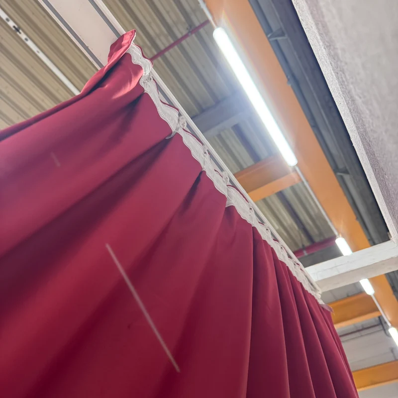 Gardine Rot Matt 130x270 Verdunkler Vorhang Gebraucht