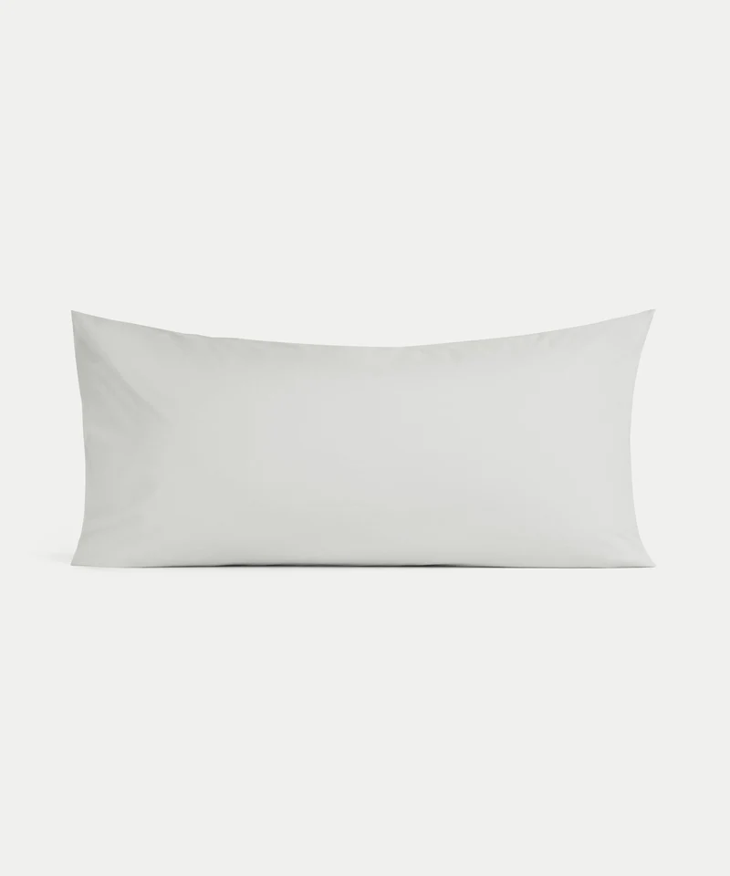 Kinder Kissenbezug Ägyptische Baumwolle Perkal 400TC Silver Grey - Petit Hôtel