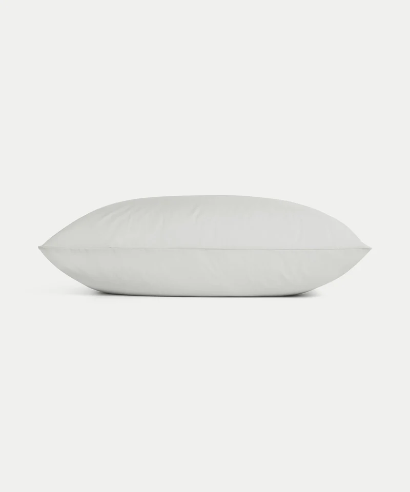 Kinder Kissenbezug Ägyptische Baumwolle Perkal 400TC Silver Grey - Petit Hôtel
