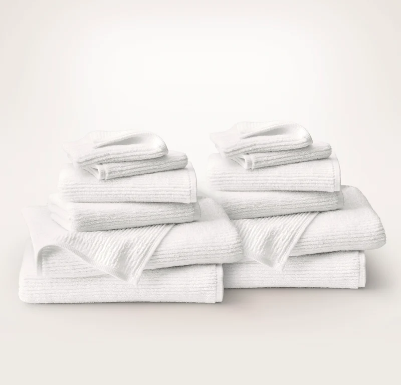 Complete Turkish Ribbed Bath Sheet Bundle