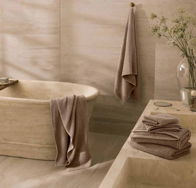 Complete Turkish Ribbed Bath Sheet Bundle