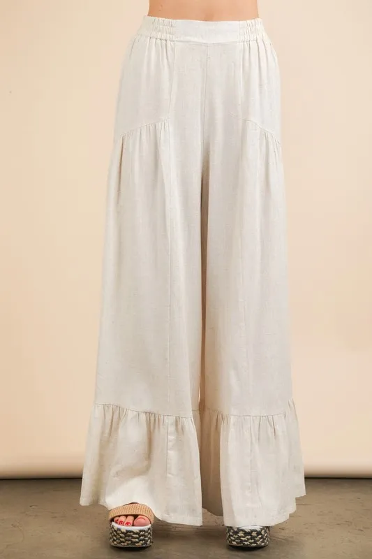 VERY J Palazzo elastische taille comfortabele broek