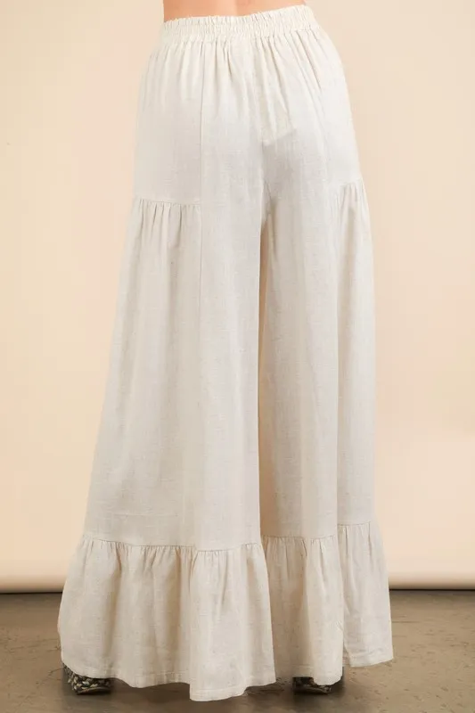 VERY J Palazzo elastische taille comfortabele broek