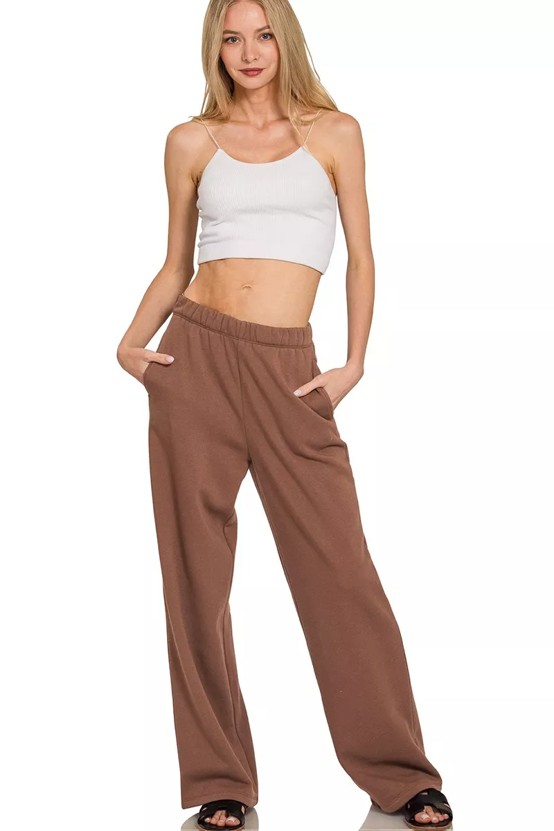 Zenana fleece joggingbroek met zakken