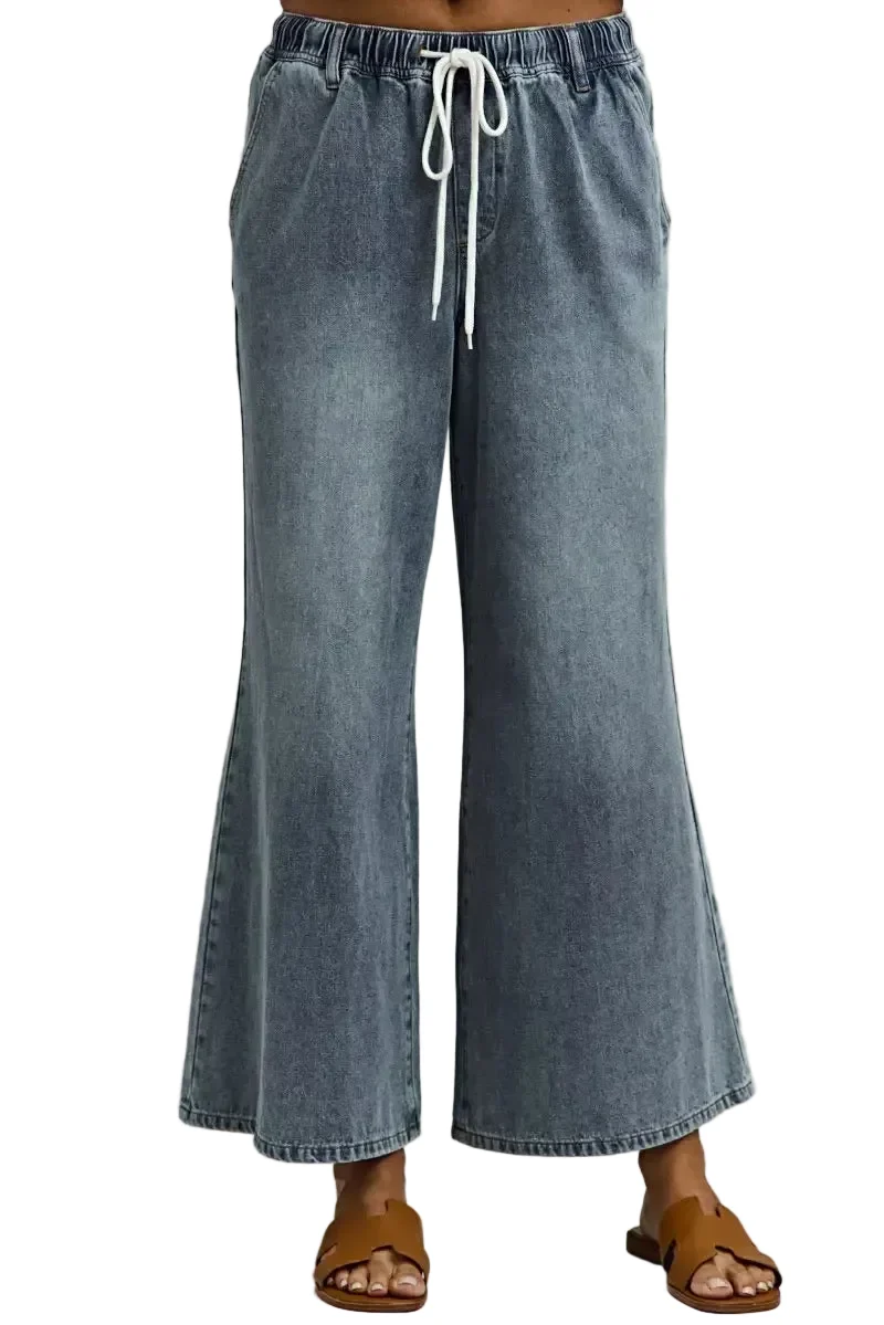 Elegante SO ME mid-rise flare jeans met elastische tailleband - perfect voor modebewuste vrouwen