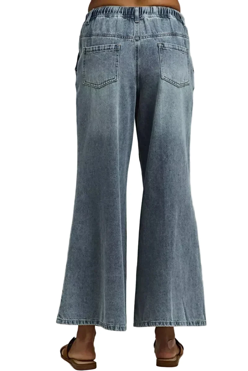 Elegante SO ME mid-rise flare jeans met elastische tailleband - perfect voor modebewuste vrouwen