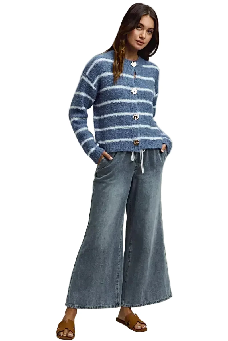 Elegante SO ME mid-rise flare jeans met elastische tailleband - perfect voor modebewuste vrouwen