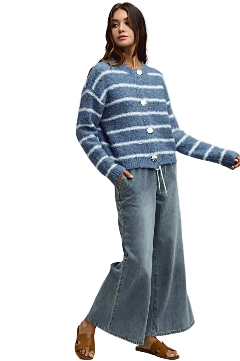 Elegante SO ME mid-rise flare jeans met elastische tailleband - perfect voor modebewuste vrouwen
