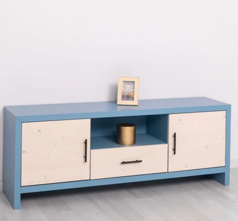 Casa Padrino TV Schrank im Landhausstil mit 2 Türen und 1 Schublade, 160 x 40 x 60 cm