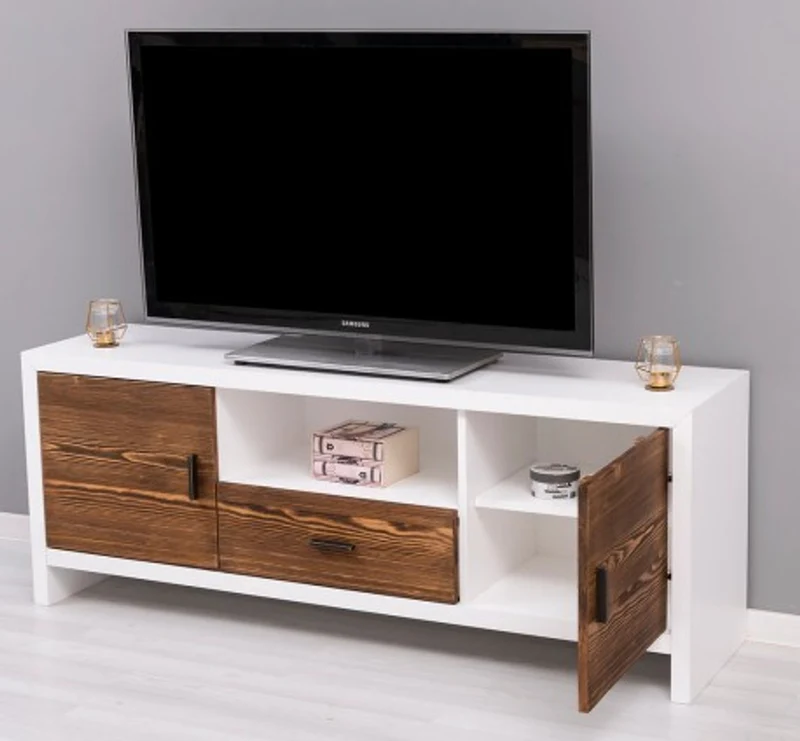 Casa Padrino TV Schrank im Landhausstil mit 2 Türen und 1 Schublade, 160 x 40 x 60 cm