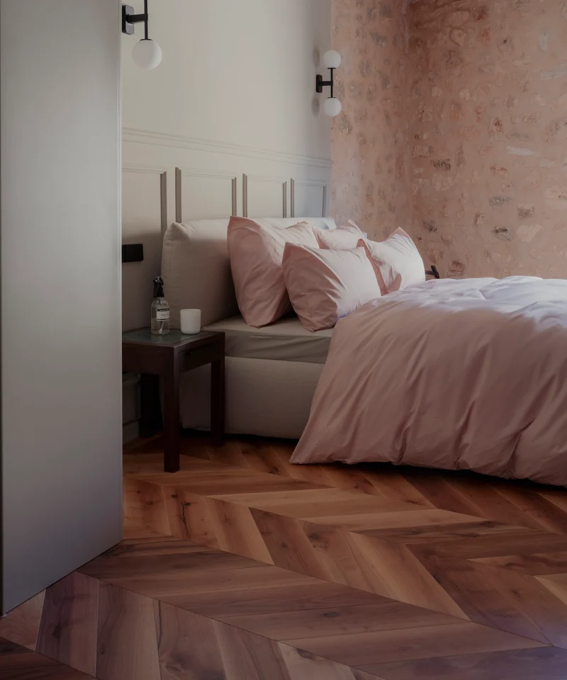 Bettwäsche Set Ägyptische Baumwolle 400TC Perkal | Blush Pink