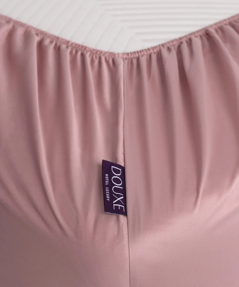 Kinder Spannbettlaken Ägyptische Baumwolle Satin 400TC Blush Pink - Petit Hôtel
