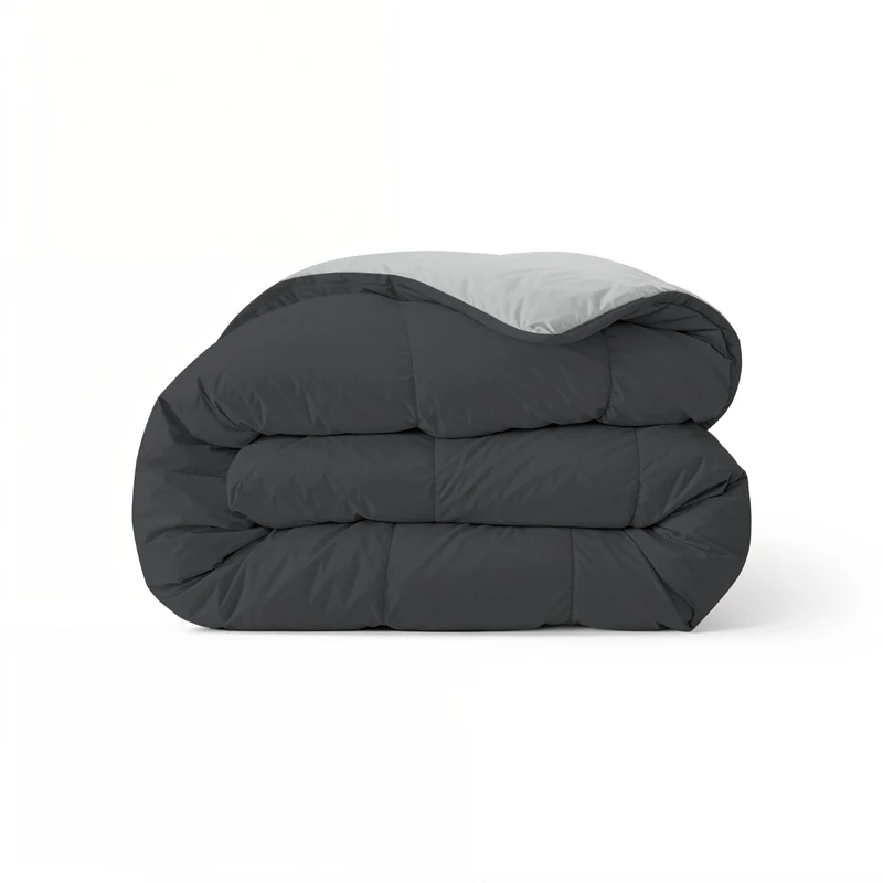 Zelesta Comfort Duo Bettdecke - Sanftes Schwarz & Silbergrau