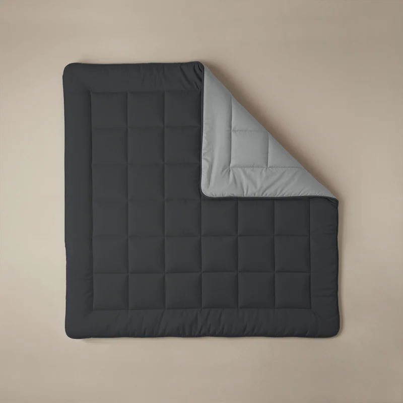 Zelesta Comfort Duo Bettdecke - Sanftes Schwarz & Silbergrau