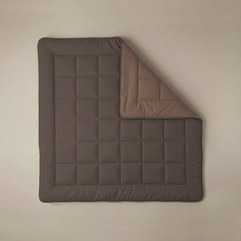 Zelesta Comfort Duo Bettdecke - Schokoladenbraun & Mokkabraun