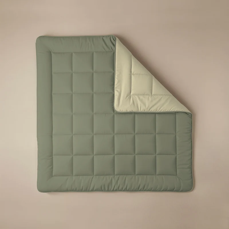 Zelesta Comfort Duo Bettdecke - Olivgrün & Creme