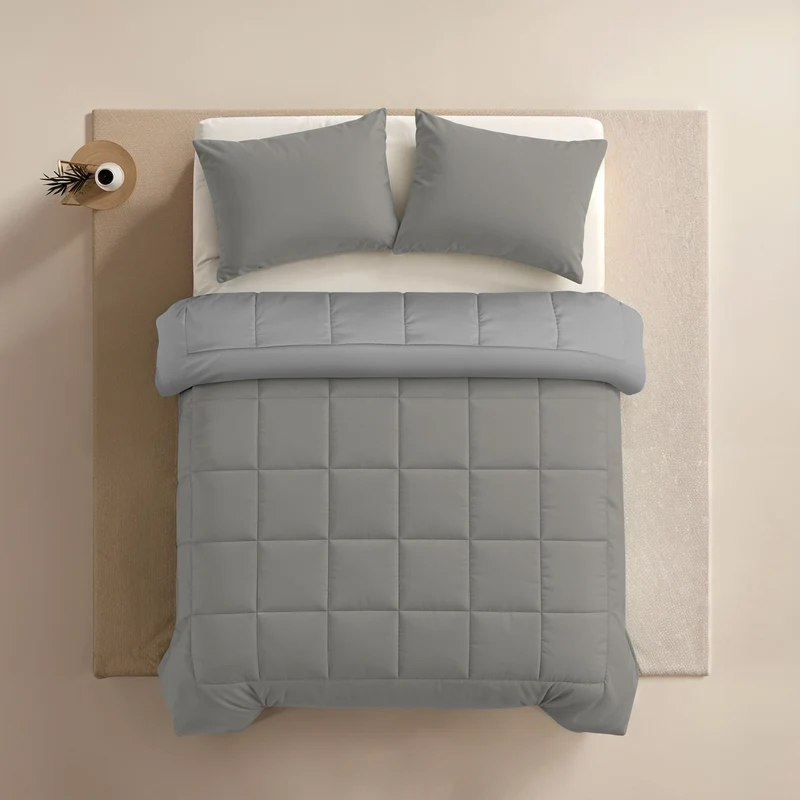 Zelesta Comfort Duo Bettdecke - Grau & Sanftes Grau