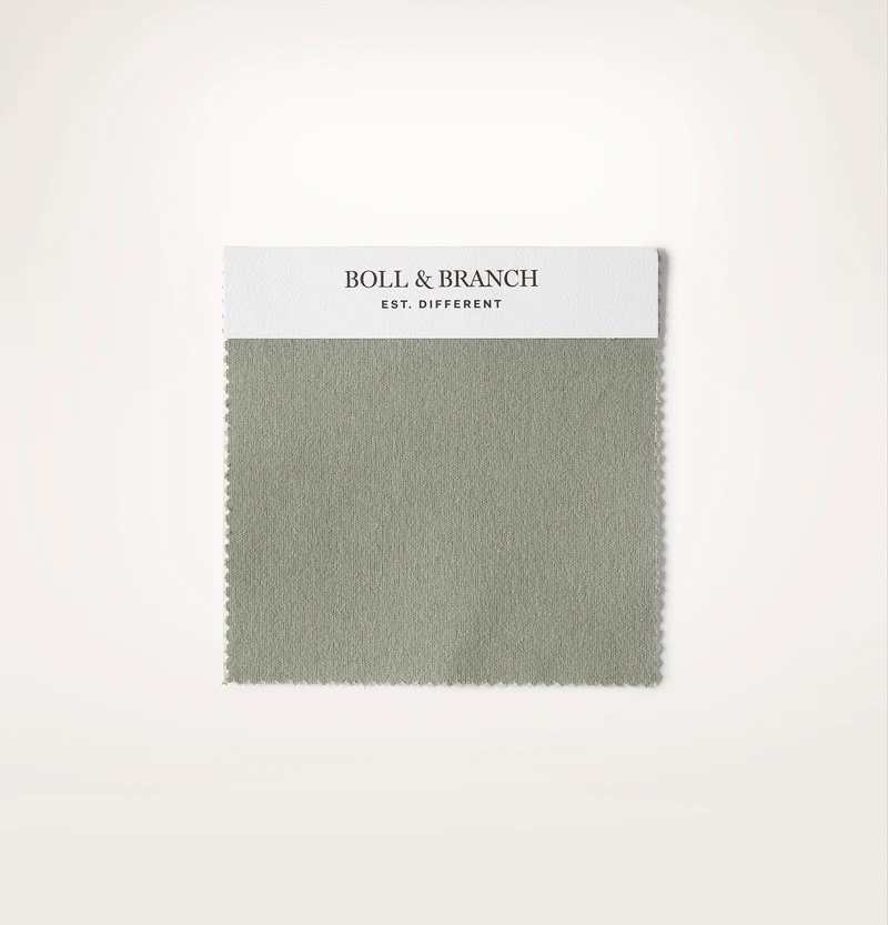 Flannel Fabric Swatch - Sageleaf