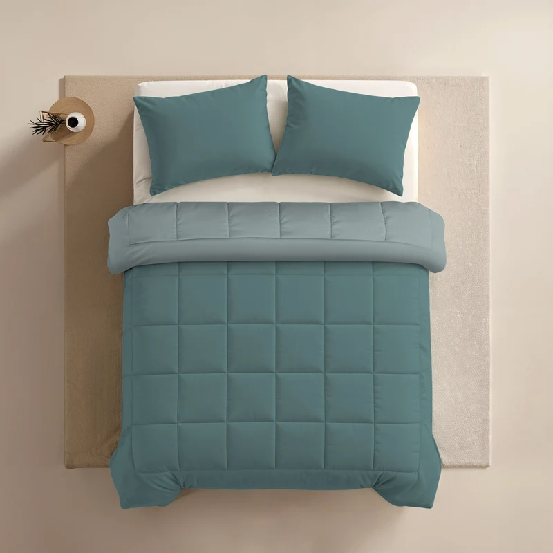 Zelesta Comfort Duo Bettdecke - Mineral & Hellblau