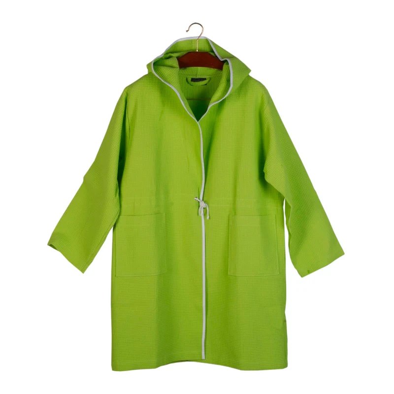 Accappatoio con Cappuccio Corto Cala rafalet in Nido d'ape 280 gr/mq