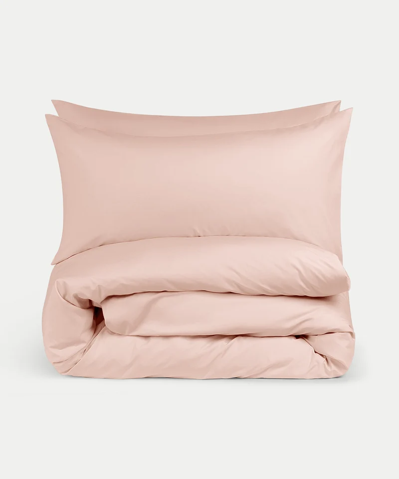 Kinder Bettwäsche Set Ägyptische Baumwolle Perkal 400TC Blush Pink - Petit Hôtel