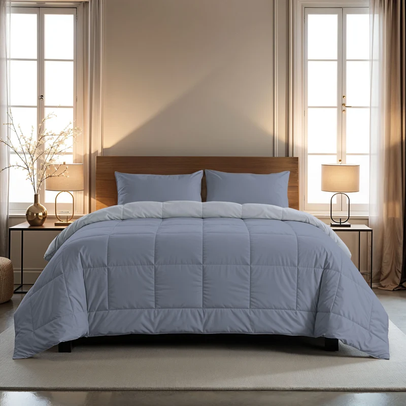 Zelesta Comfort Duo Bettdecke - Eisblau & Sanftes Blau