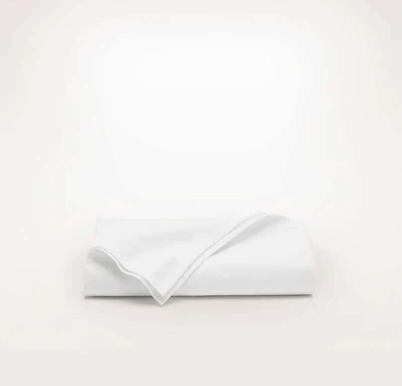 Signature Hemmed Flat Sheet - White