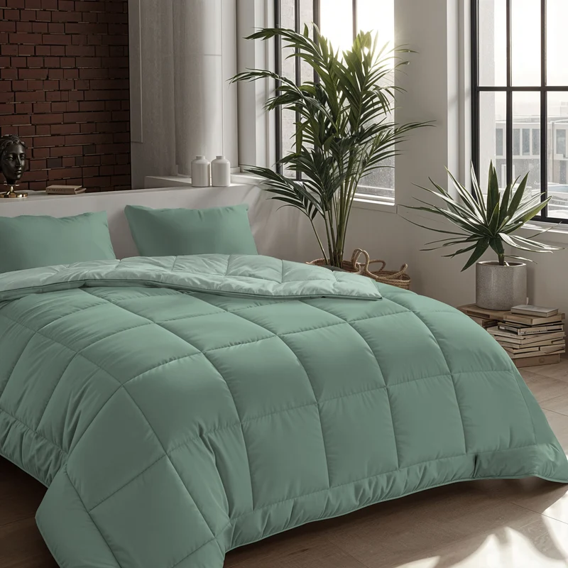 Zelesta Comfort Duo Bettdecke - Mintgrün & Hellgrün