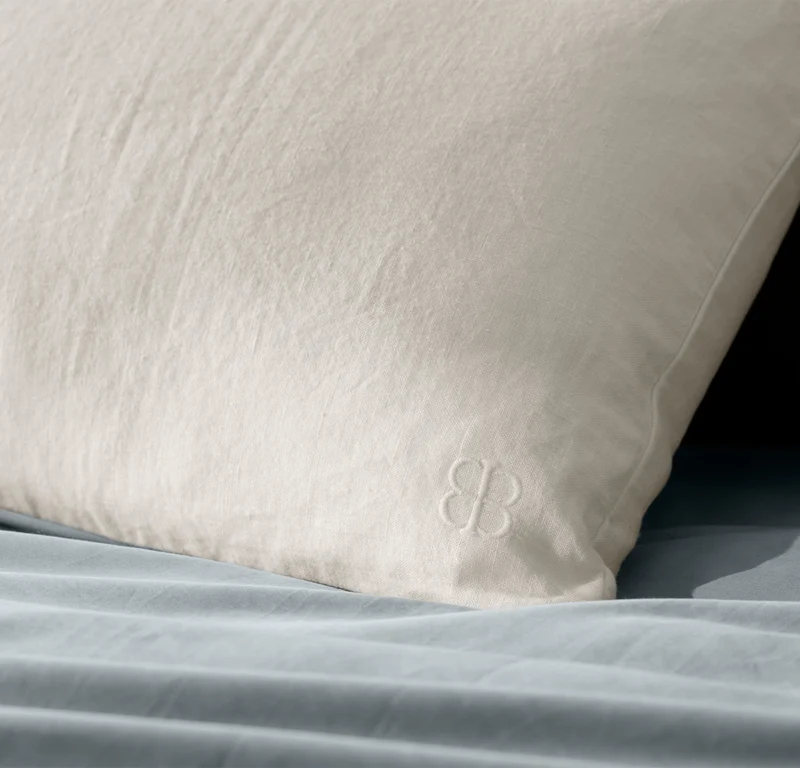 Fluted Pillow Cover (Lumbar) - White