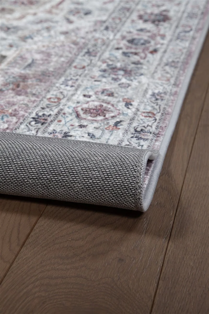 Tappeto Classico Vintage Printed Grigio
