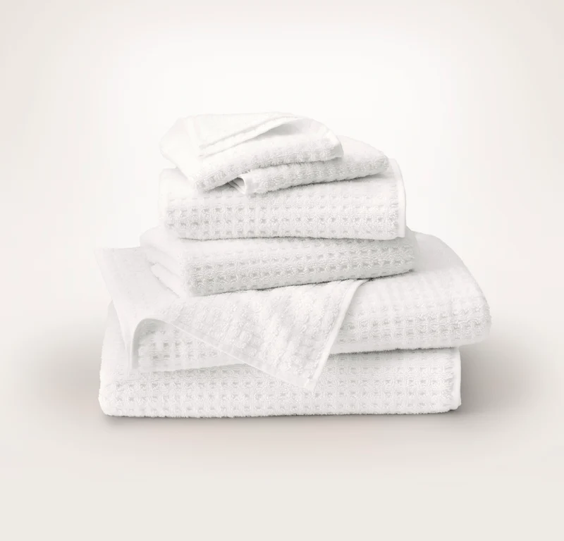 Turkish Waffle Bath Towel Set