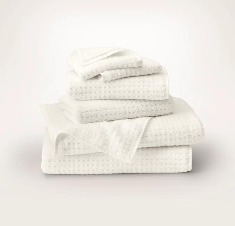Turkish Waffle Bath Towel Set