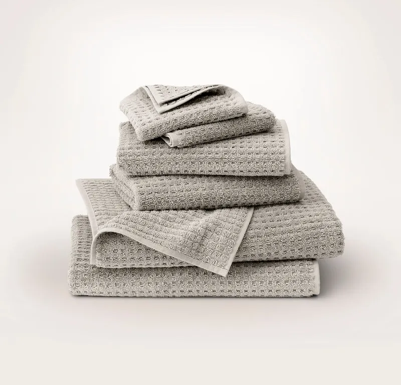 Turkish Waffle Bath Towel Set